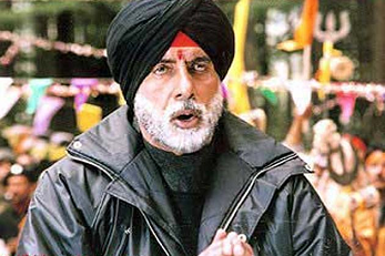 Amitabh Bachchan as Sikh in Major Saab