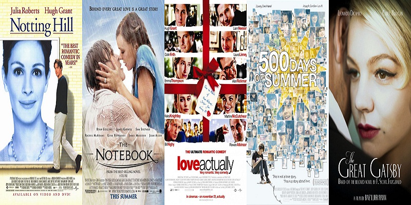 romantic movies collage 1
