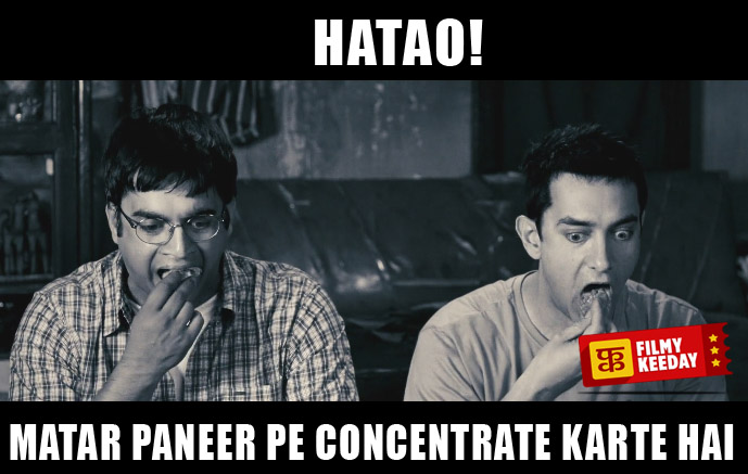 hatao yar matar paneer pe concentrate karo