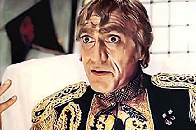 Amrish Puri in Mr India as Villain