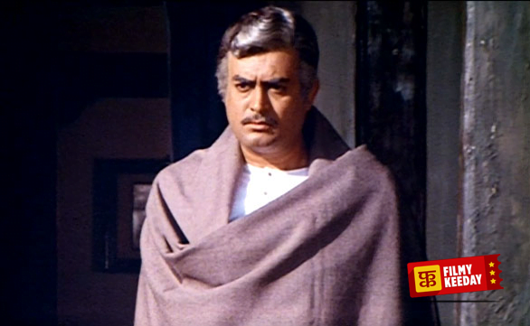 Sanjeev Kumar as thakur in Sholay