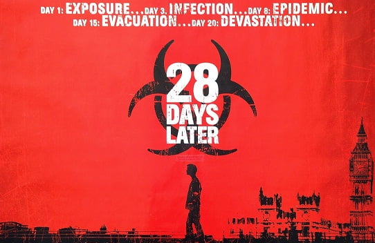 28 Days later Zombie movie