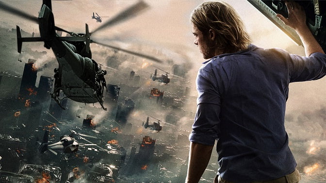 World war z movies on zombie