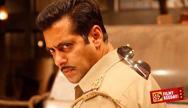 Salman khan in Dabangg telugu remake of Dabang is Gabbar SIngh