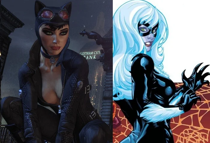 Catwoman vs black cat