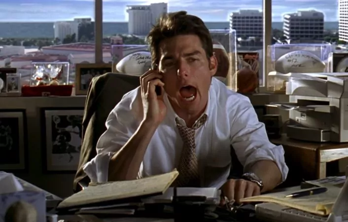 Jerry Maguire movies about business in Hollywood