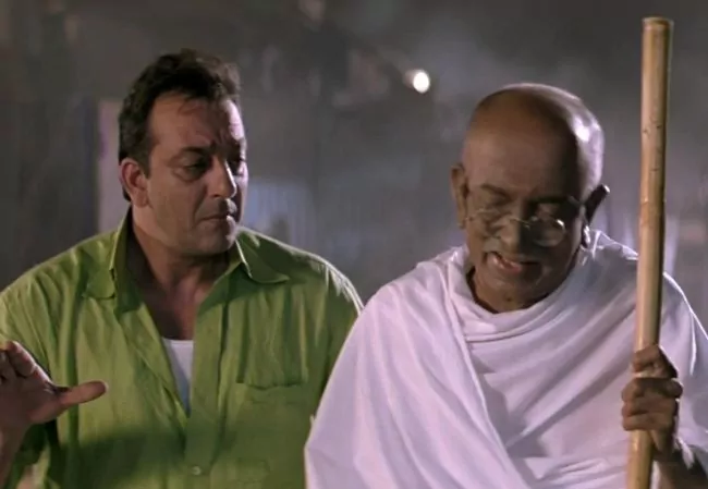 Lage Raho Munna Bhai featuring Mahatma Gandhi