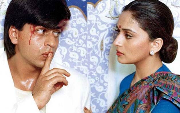 SRK in Anjaam as a psycopath