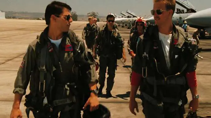 Top Gun film based on rivalry Hollywood cinema