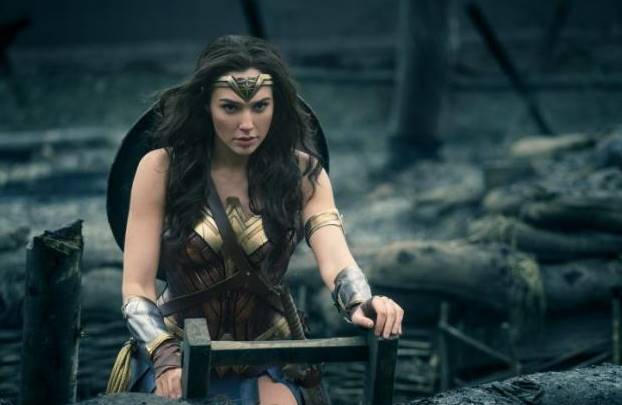 Gal Gadot as Wonder Woman the flash cameo