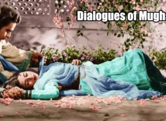 Dialogues of Mughal e azam