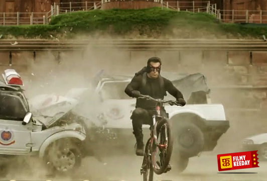 Salman Khan in Kick Stunts