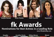 FK Awards best actress in a leading role Filmy Keeday