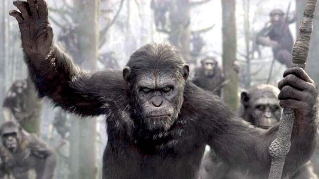 Dawn of the Planet of the Apes 3d film with best effects