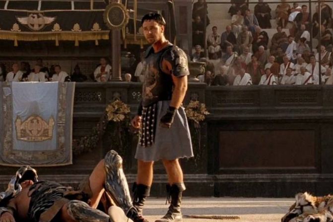 Gladiator 2000 film on revenge story