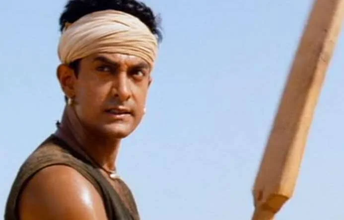 Aamir in Lagaan best bollywood movies on Cricket