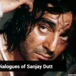 Dialogues of Sanjay Dutt AKA Sanju