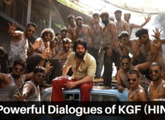 All KGF superhit dialogues