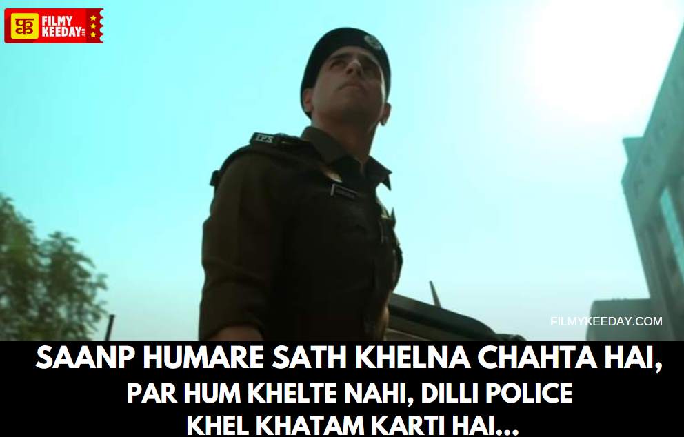 Dilli Police dialogues from Indian police force