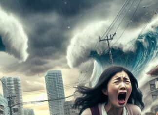 Tsunami in japan