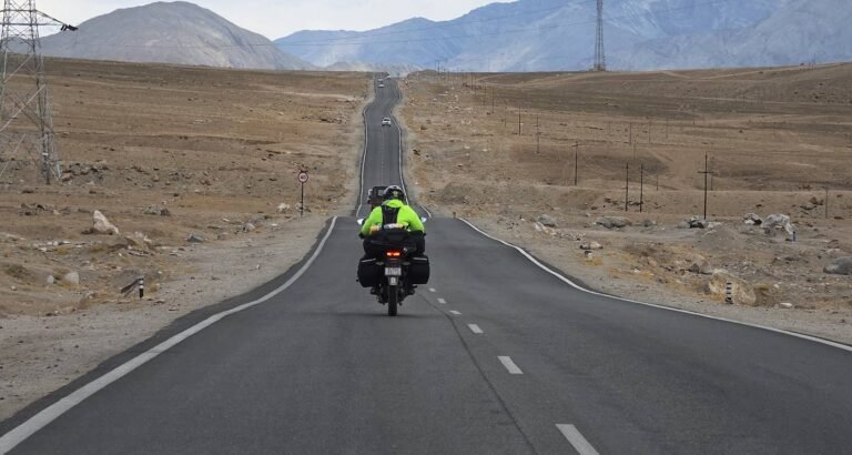 Ladakh ride on motorcycle